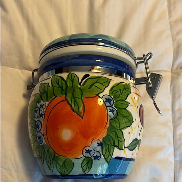 Capriwear Michael’s Orchard Colorful Fruit-Themed Ceramic Canisters - Picture 7 of 8